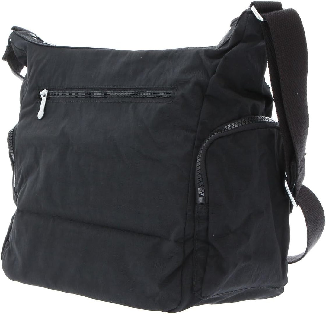 Kipling Damen Gabbie Crossbody, Schwarz, 18.5x35.5x30 cm EU Einheitsgrösse Black Noir, Einheitsgröss