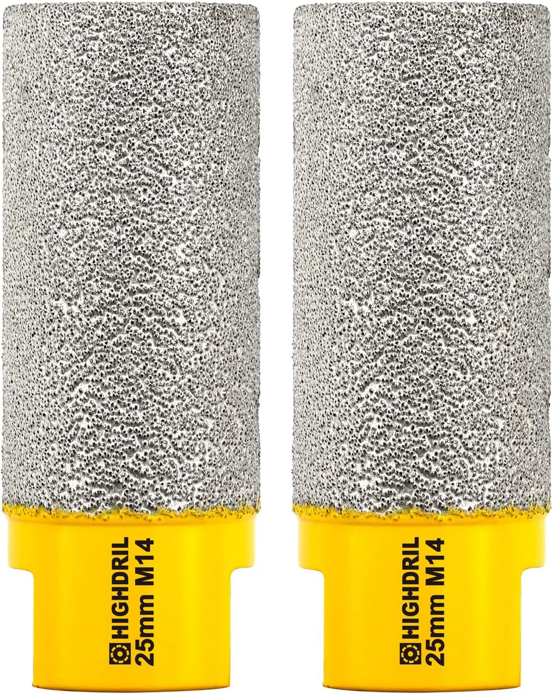 Diamant Fingerfräser Durchmesser,HIGHDRIL 2 Stück 25mm M14 Gewinde Vergrösserung Vorhandener Löcher