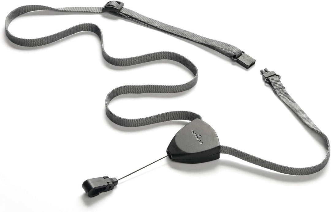 Durable Textilband Flex mit Jojo, 10 Stück, schwarz/grau, 830901