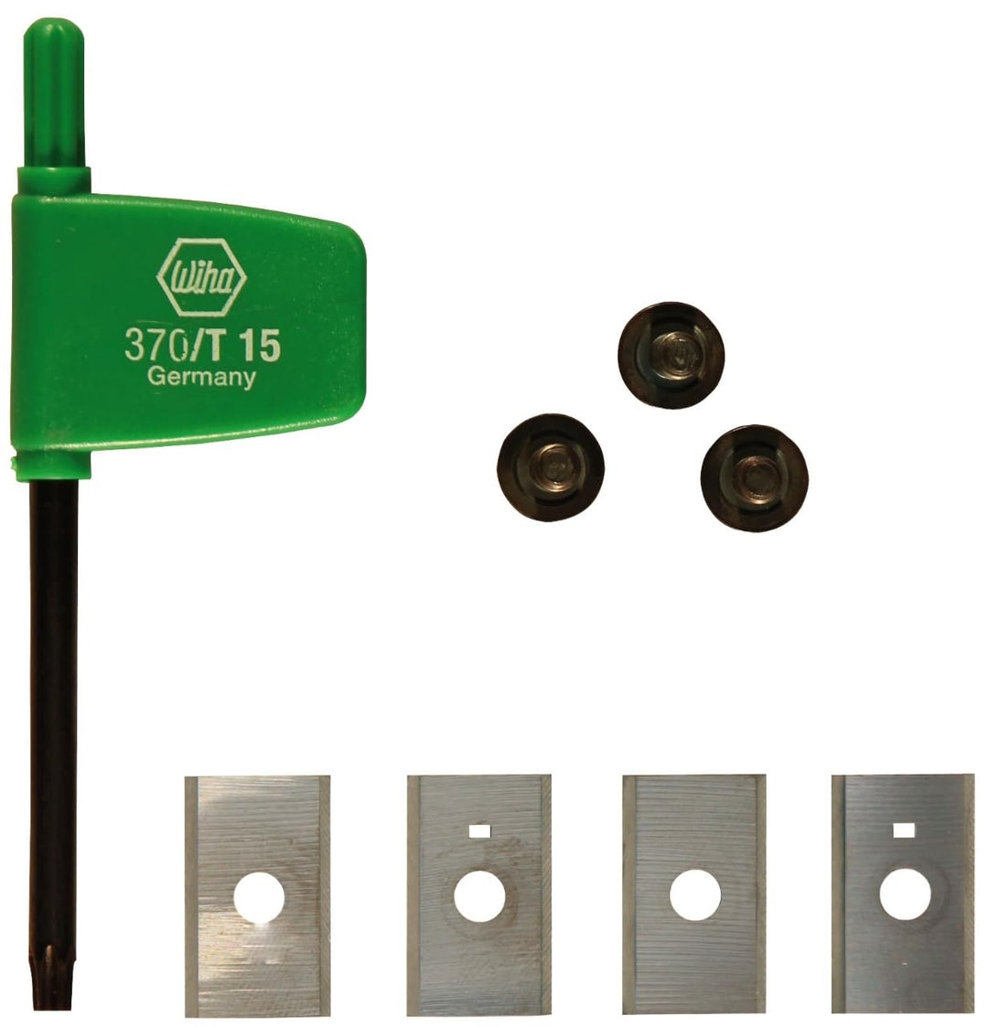 FESTOOL Ersatzwendeplatten zu Nutfräser 50 x 5,4 x 1,1 mm, Inhalt 4 Stück,491389, 50 x 5,4 x 1,1 mm