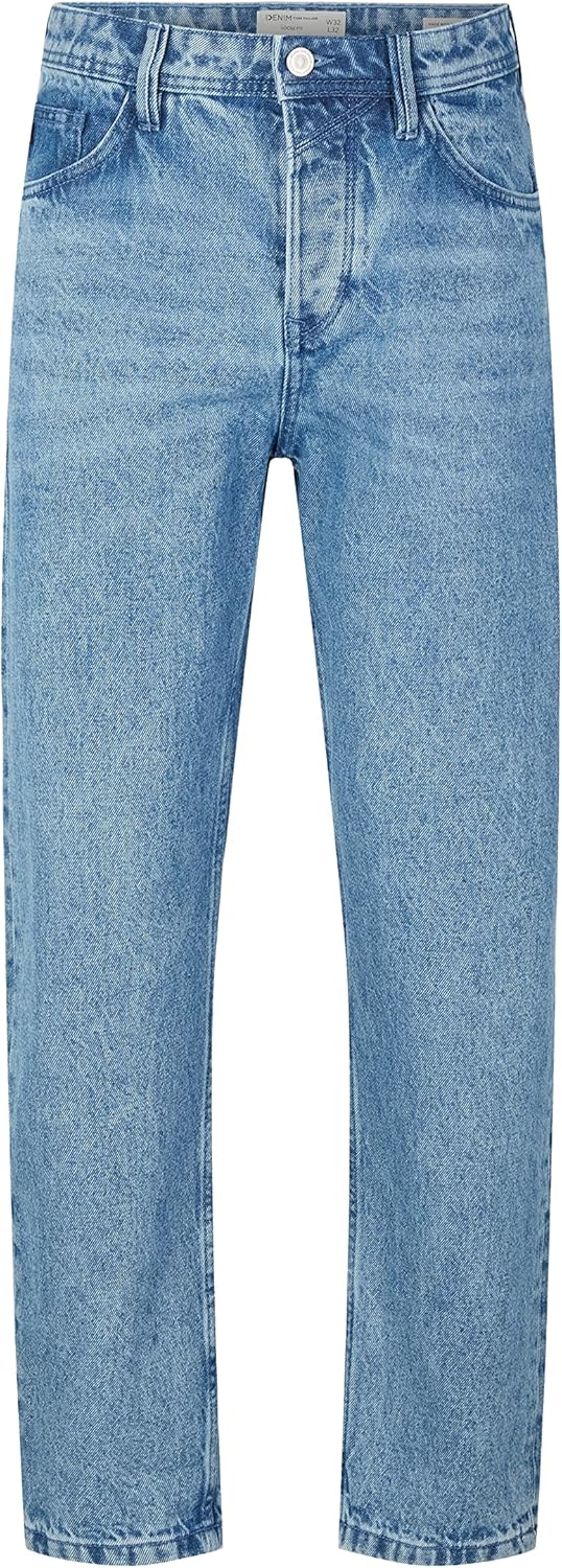 TOM TAILOR Denim Herren Loose Fit Jeans 29W / 32L 10118 - Used Light Stone Blue Denim, 29W / 32L 101