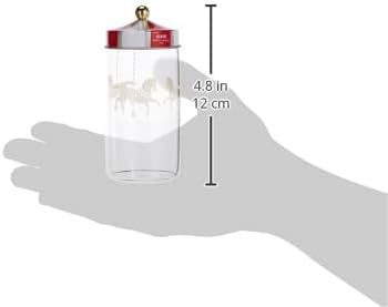 Alessi Circus MW68S2 - Design Set Bestehend aus Zwei Gewürzbehälter aus Glas Mit Aufdruck Und Abgedi