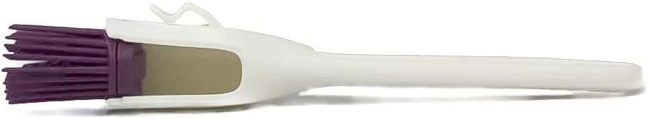 Tupperware Backen Silikon-Pinsel Weiss-lila Backpinsel Pinsel Backhelfer Profipinsel 38651