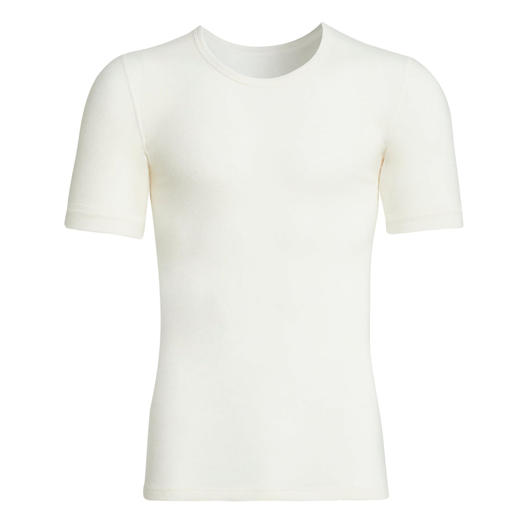 Susa Herren Angora Unterhemd S8050090 Thermounterwäsche - Oberteil L Wollweiss, L Wollweiß