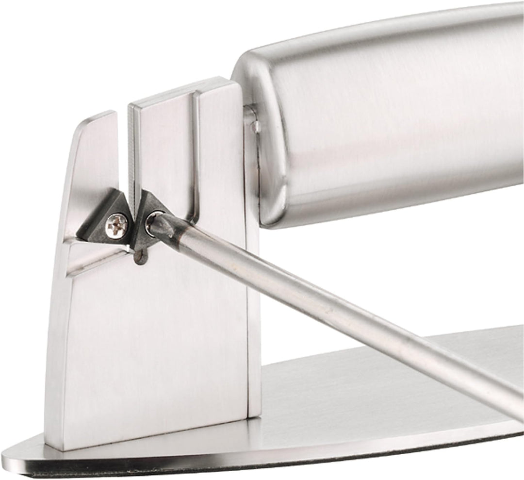 WMF Gourmet Messerschärfer, Schleifscheiben Hartmetall, Messerschleifer, Cromargan Edelstahl, Kunsts