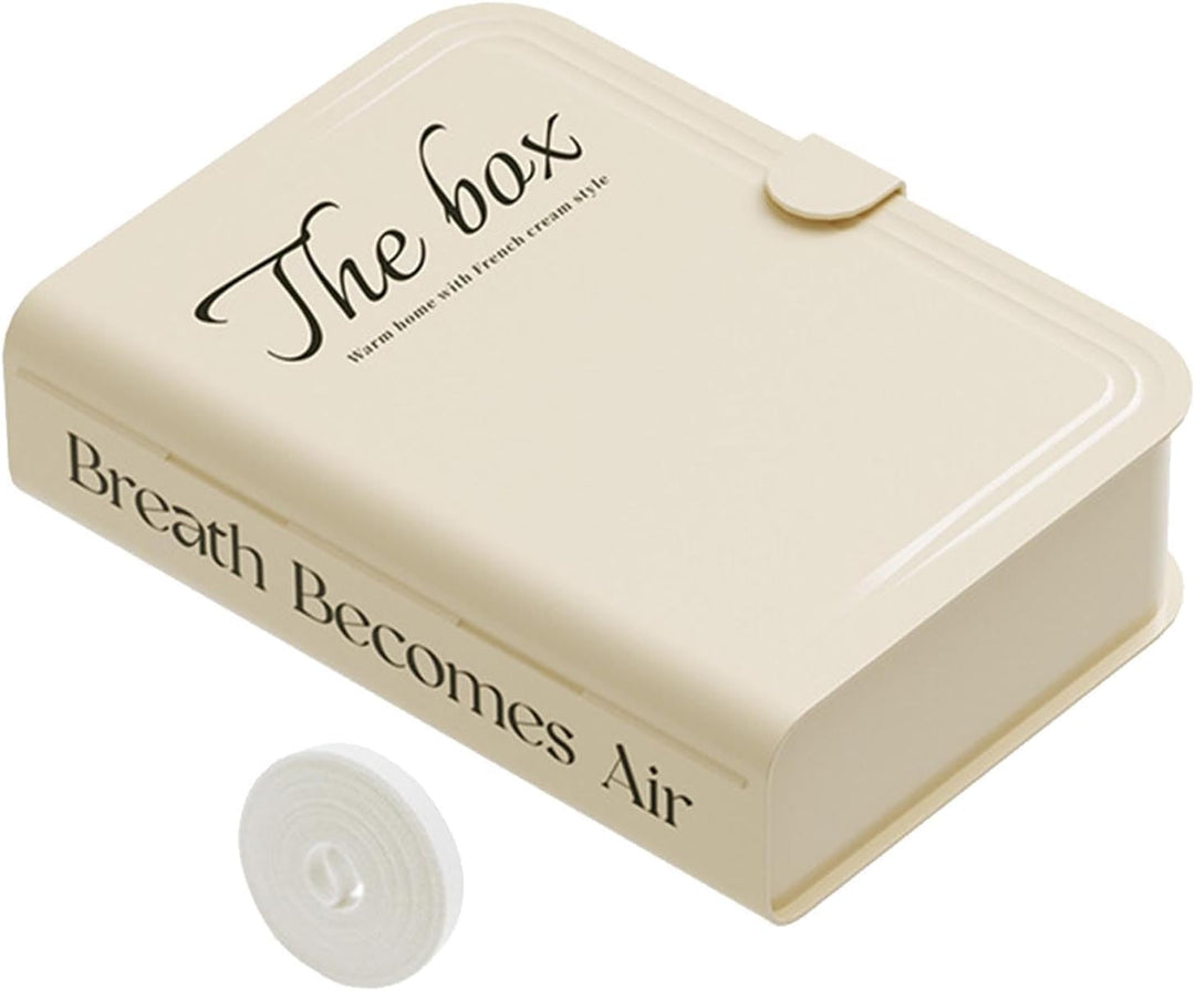 HERCHR Kunststoff-Kabelmanagementbox Mit Deckel, Buchform, Kabel-Organizer-Box, Kabel-Aufbewahrungsb
