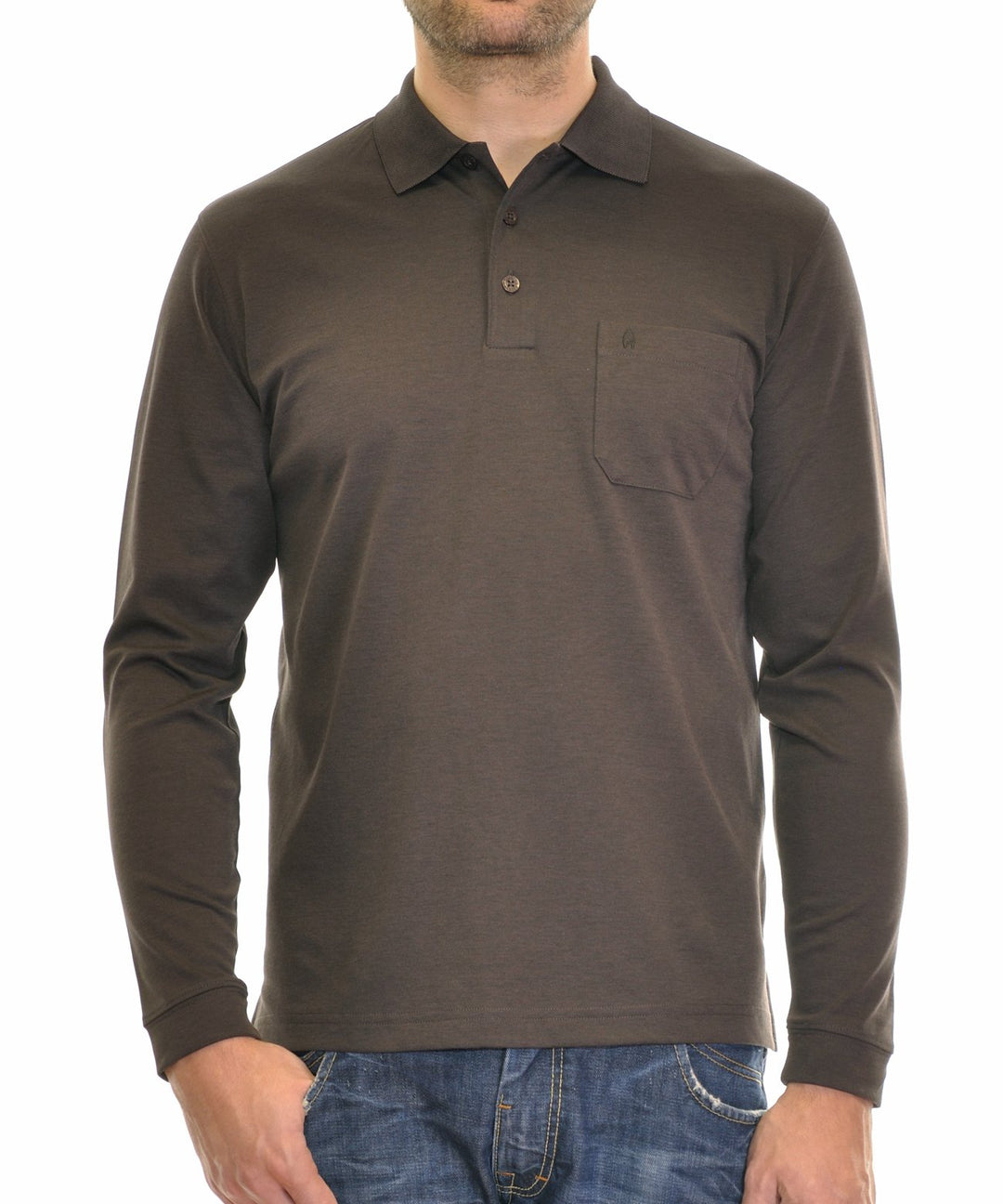 Ragman Herren-Poloshirt, Dunkelblau, S