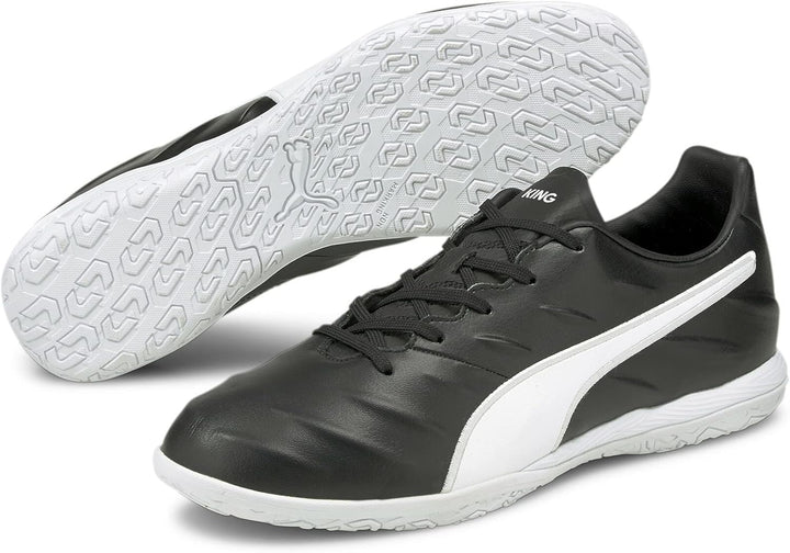PUMA Unisex King Pro 21 It Fussballschuh 37 EU Puma Black Puma White, 37 EU Puma Black Puma White