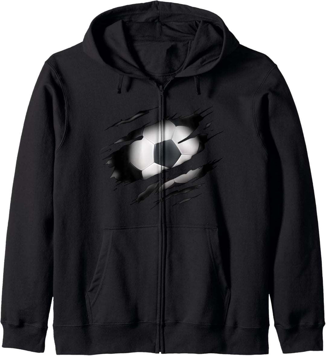 Fussball, lustiger Fussball, Kinder Kapuzenjacke