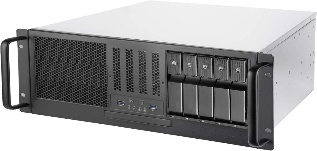 Silverstone SST-RM41-H08-4U Rackmount Server Gehäuse, unterstützt M/B bis SSI-CEB & ATX (PS2) Mini r