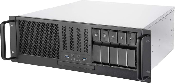 Silverstone SST-RM41-H08-4U Rackmount Server Gehäuse, unterstützt M/B bis SSI-CEB & ATX (PS2) Mini r