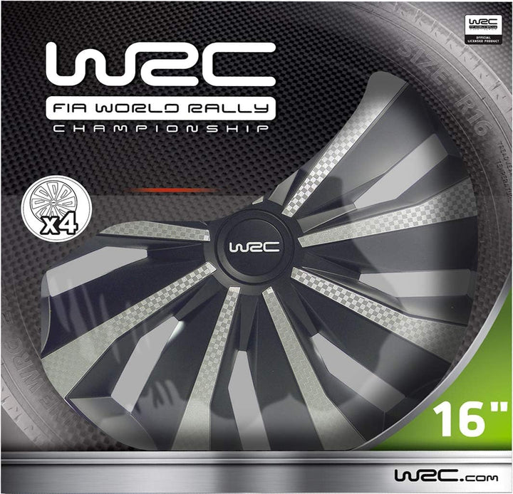 WRC Box 4 Radkappen 16" Carbon Style 40,6 cm, 40,6 cm