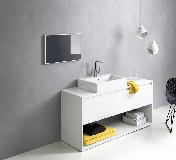 hansgrohe Wasserhahn Metris (Armatur mit Auslauf Höhe 230mm und Zugstangen-Ablaufgarnitur) Chrom Chr