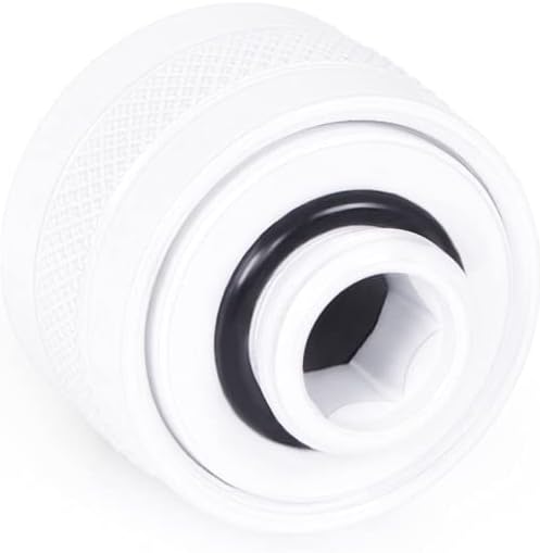 Alphacool 17484 Eiszapfen PRO 16mm HardTube Fitting G1/4 - White Sixpack Anschluss Wasserkühlung