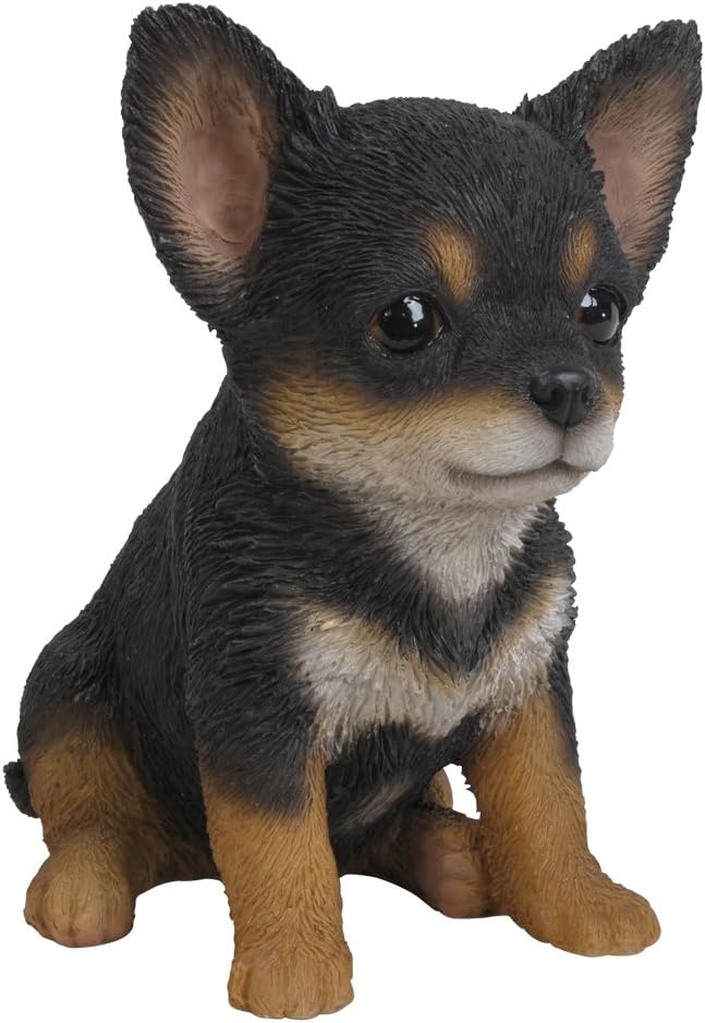 Pacific Trading Chihuahua Puppy Sitting Figurine Pet Dog Animal Lovers Home Decoration New