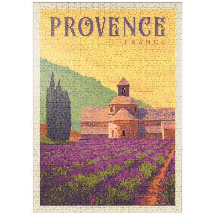 Frankreich: Provence, Vintage Poster - Premium 1000 Teile Puzzle - MyPuzzle Sonderkollektion von And