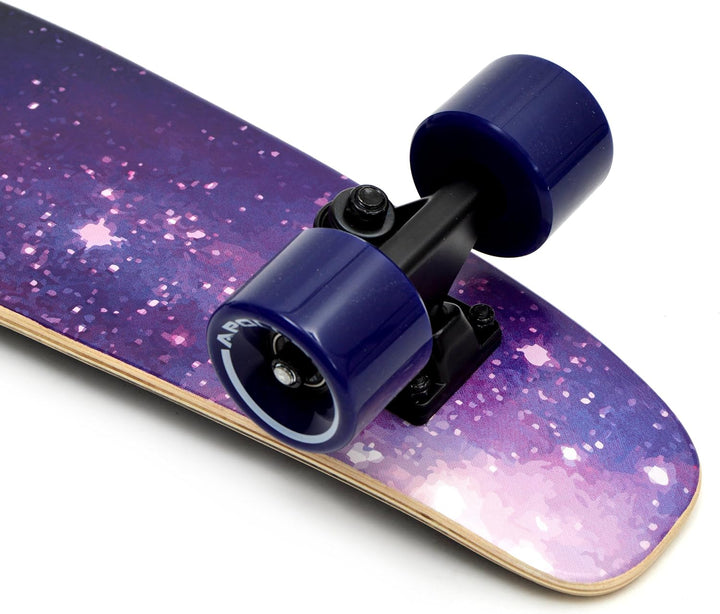 Apollo Fancy Skateboard, Vintage Mini Cruiser | Komplett, 22.5inch | Mini-Board mit Holz Deck | Mini