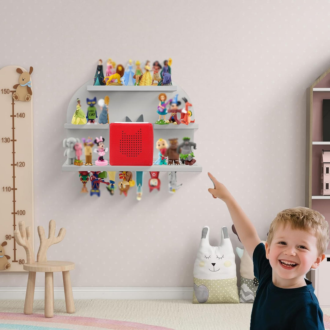 Magnetisches Regal für Tonie Figuren,Wandregale für die Toniebox,Organizer zur Aufbewahrung von Toni