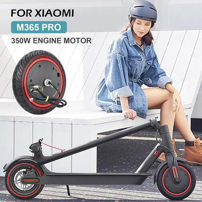 AYYDS Scooter Motor mit Vollgummireifen 8,5 Zoll für Xiaomi Pro 2 / M365 / M365 Pro / 1S Elektroscoo