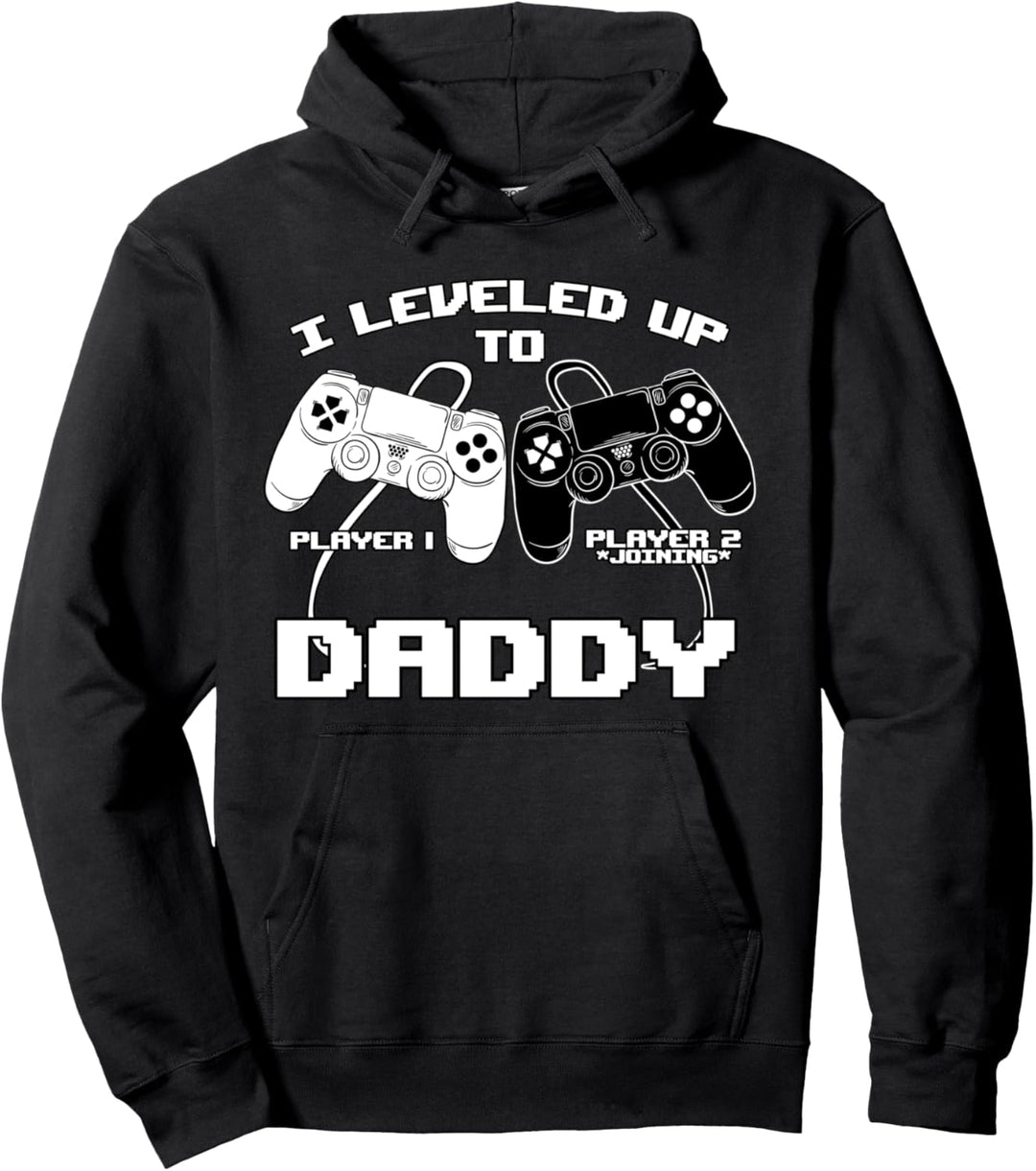 I Leveled Up To Daddy Gamer Spiele-Controller Pullover Hoodie