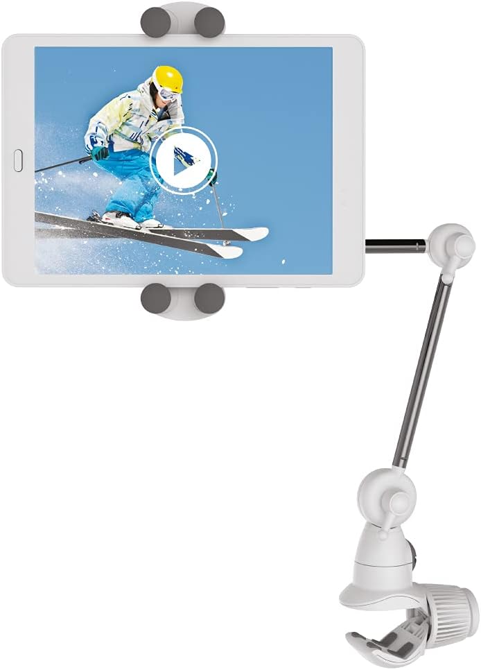 Barkan Tablet Halterung für 4-12 Zoll Geräte, Tragbare Multiposition, 360 Grad drehbare, für iPad, S