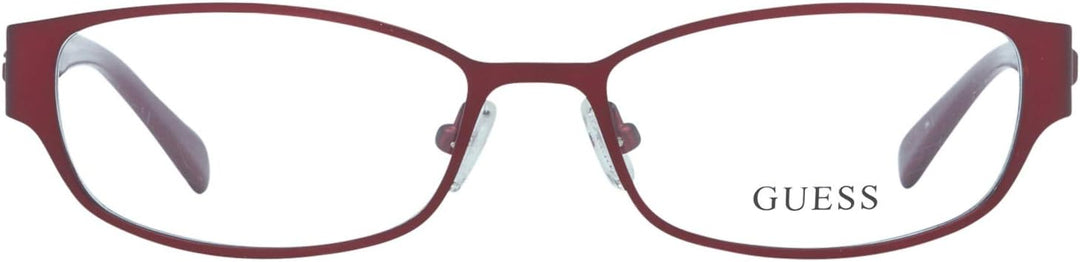 Guess GU2412 52O92 Guess Brille Gu2412 O92 52 Oval Brillengestelle 52, Rot