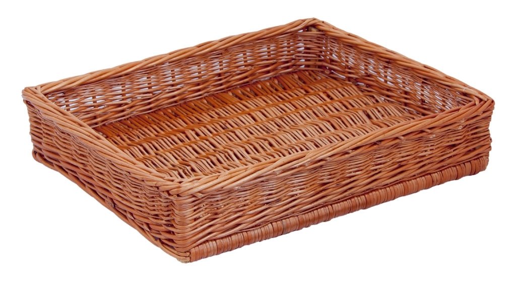 Backideen Regalkorb Klassisch rechteckig, braun, T 40cm x B 50cm x H 10cm 10cm x 40cm x 50cm [HxTxB]