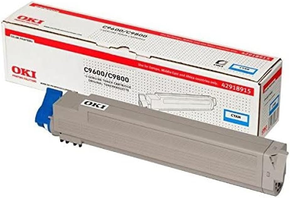 OKI 42918915 C9600, C9650, C9800, C9850 Tonerkartusche 15.000 Seiten, cyan