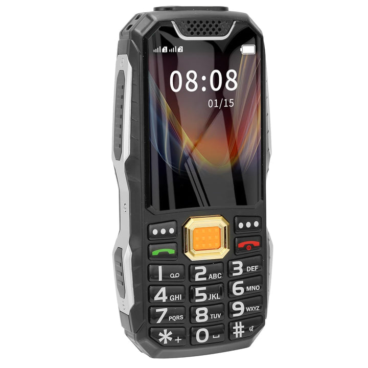 Entsperrtes Mobiltelefon mit Grossen Tasten, SOS-Notfallhilfe, Stereo-Klangqualität, Dual-SIM-Karten
