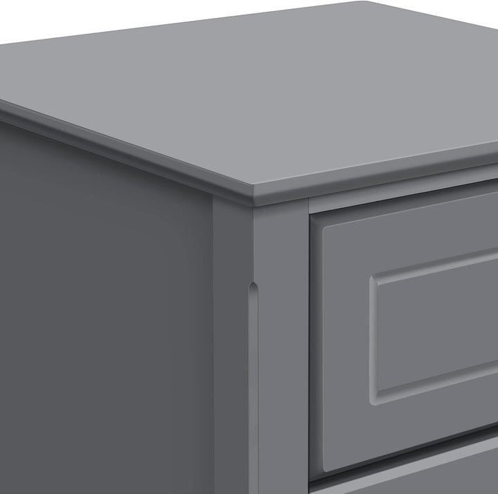 Yaheetech 2er Set Nachttisch Moderner Nachtschrank Nachtkommode Couchtisch mit 3 Schubladen Nachtkon