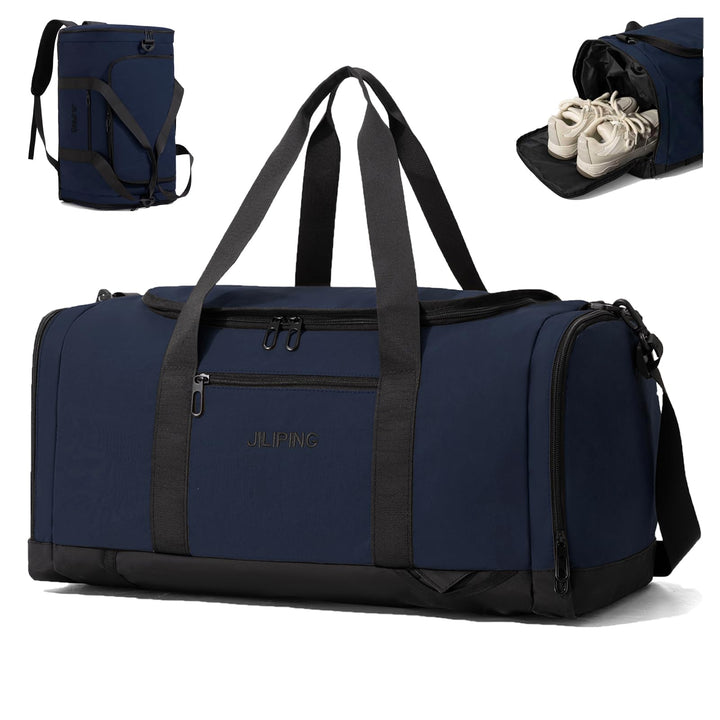 Sporttasche Reisetasche für Damen und Herren Trainingstasche Gym Bag mit Schuhfach und Nassfach Duff
