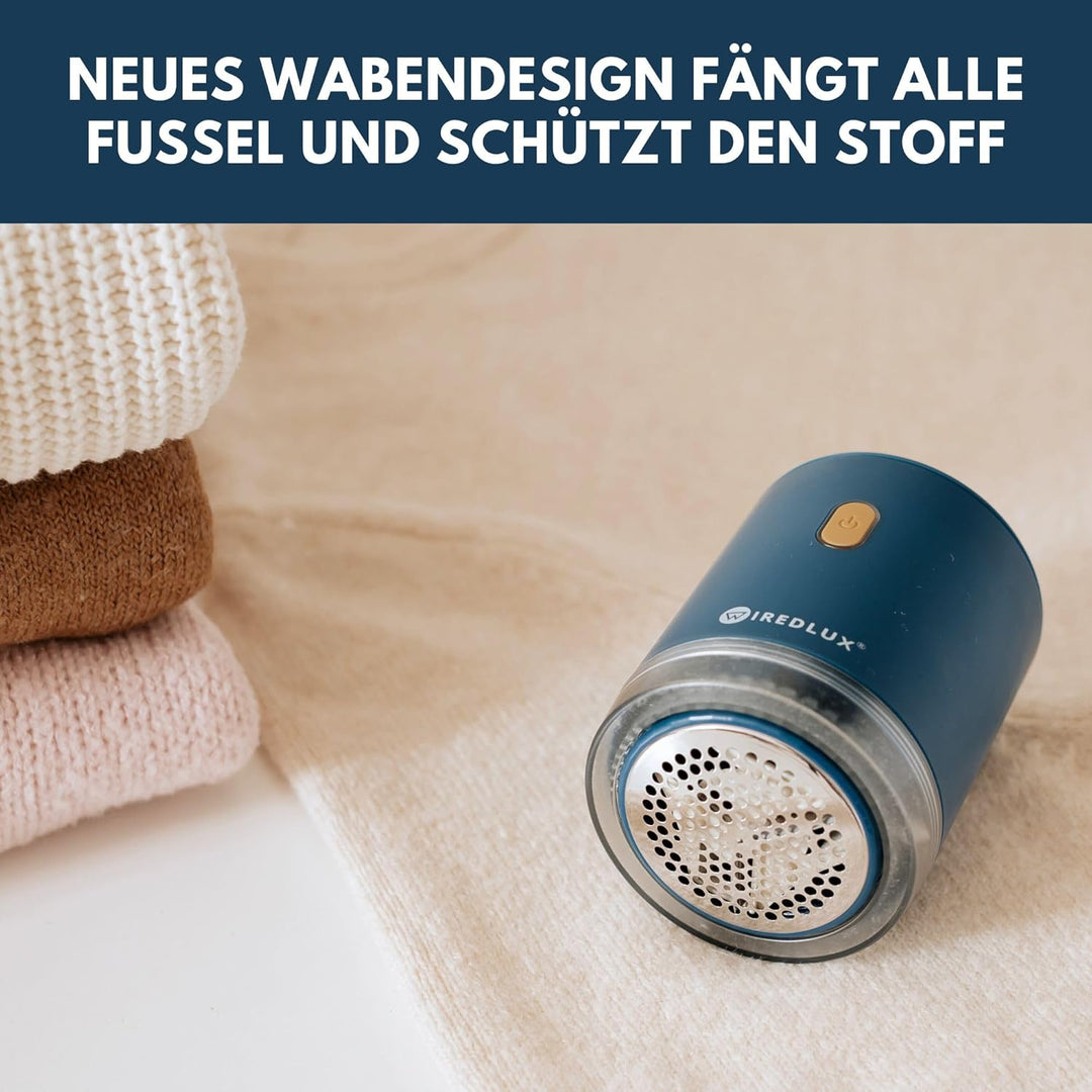 Fusselrasierer elektrisch – Fusselentferner & Entfussler für Kleidung, kompakt & tragbar – wiederauf