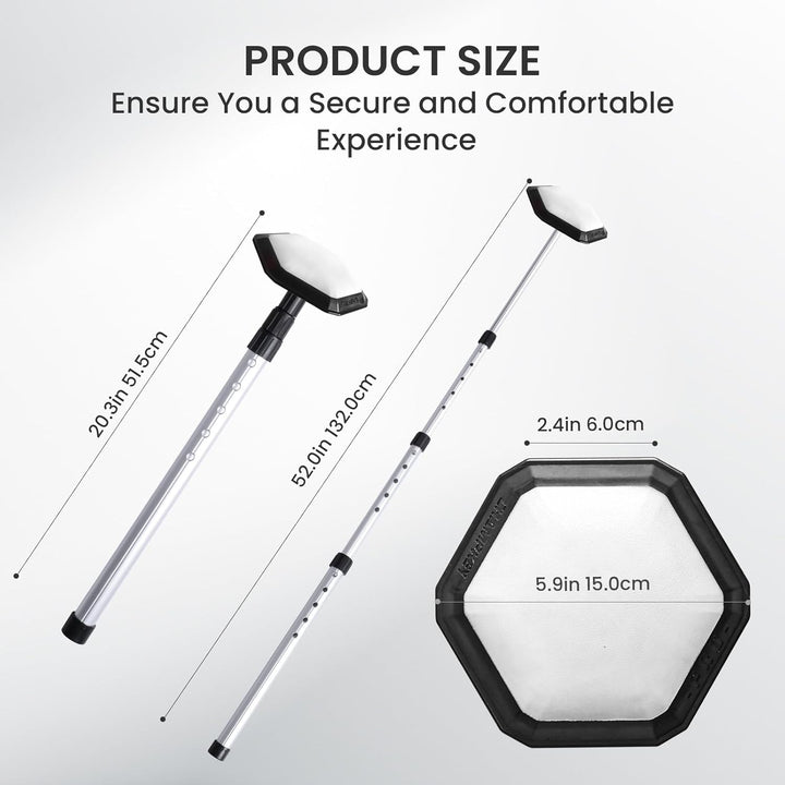 LOVMEAD Golf Travelcover, Golf Protector Travel Covers Support System Backbone-Reiseabdeckung aus Al
