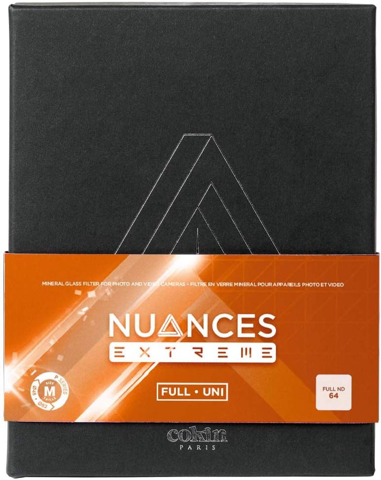 COKIN NUANCES Extreme Neutralgrau ND64-6 f-Stops - widerstandsfähiges Mineralglas - M (P-Serie) Einz
