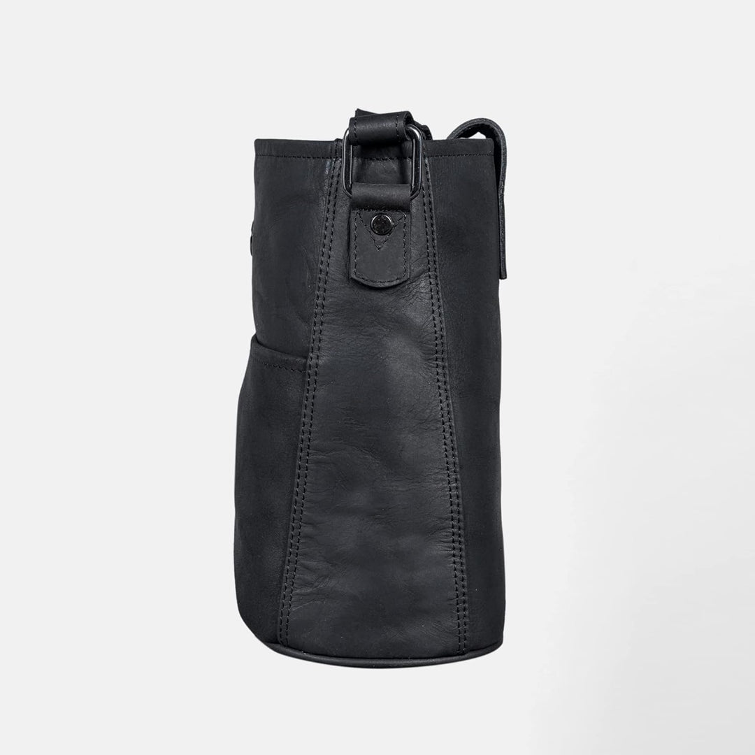LEABAGS Leder Handtasche Damen I Premium Echtleder Umhängetasche I Damen Schultertasche I Damentasch