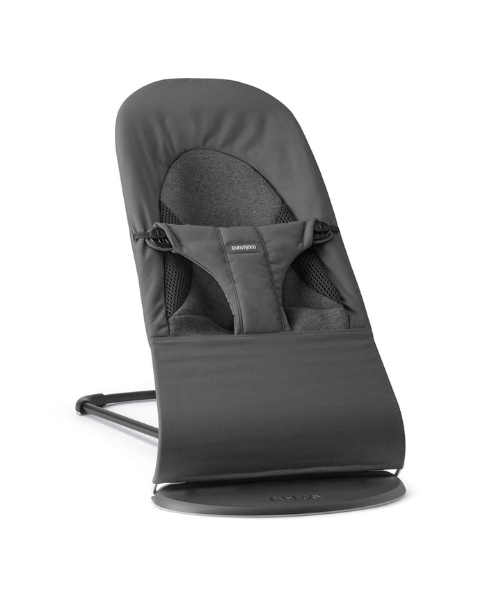 BabyBjörn Balance Soft Hängematte, Stoff/Jersey, Tri-Fabric, Dunkelgrau Stoff / Jersey Dunkelgrau, S