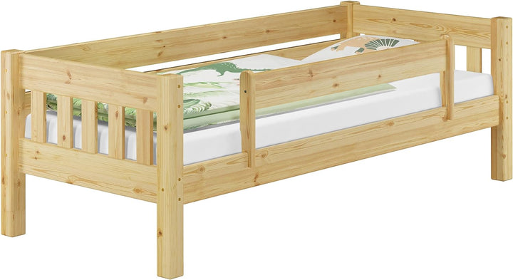 Erst-Holz Kindersicherung zum Aufstecken auf den Bettrahmen Massive Kiefer oder weiss V-60.Kisi-B25,