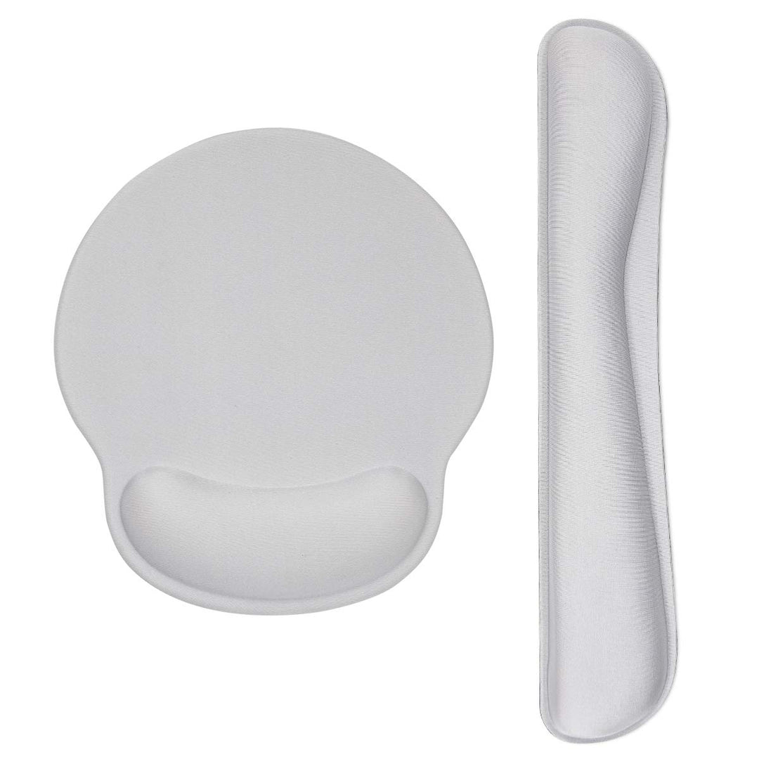 AOKSUNOVA Mauspad mit Gelkissen Mousepad mit Handauflage Mouse pad & Tastatur Handgelenkstütze Set G