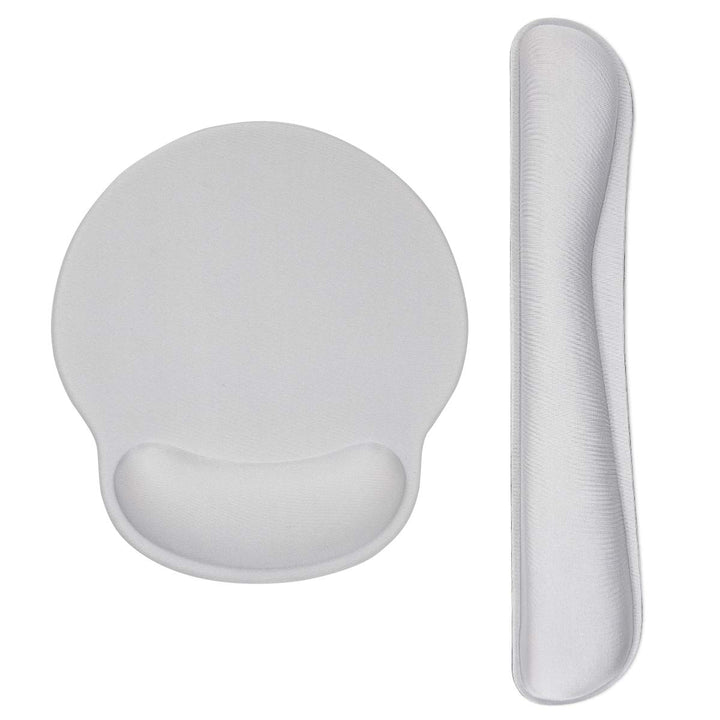 AOKSUNOVA Mauspad mit Gelkissen Mousepad mit Handauflage Mouse pad & Tastatur Handgelenkstütze Set G