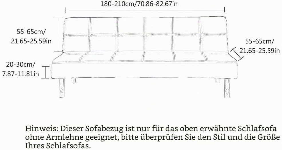 Sofa-Schonbezug aus Samt und Plüsch, 3-Sitzer, für den Winter, dicker Stretchstoff, Sofabettbezug, e