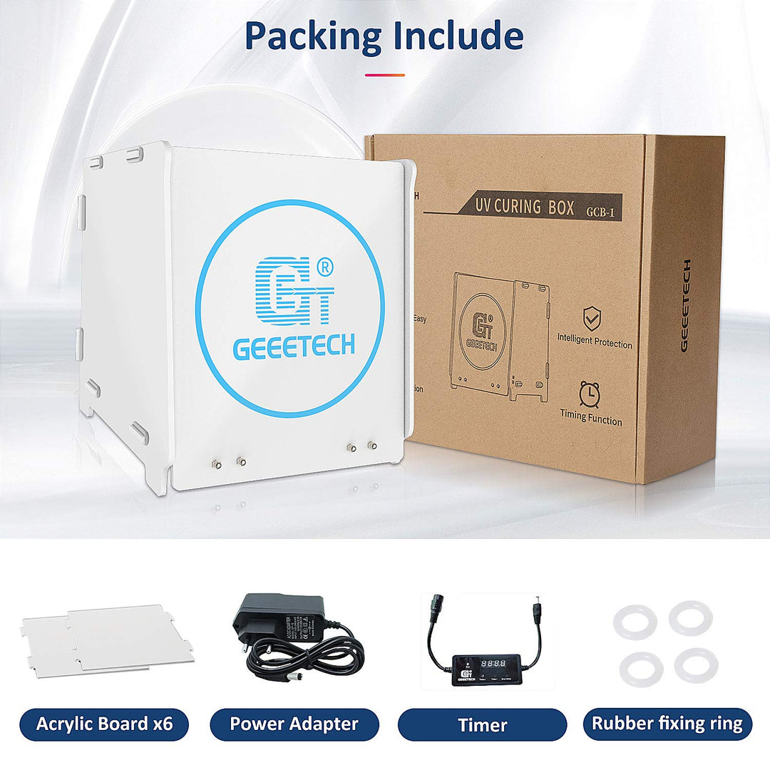 GIANTARM GEEETECH Harz UV Härtungsbox, Rotierend 405nm UV Licht Aushärtung Maschine, UV-Harz Aushärt