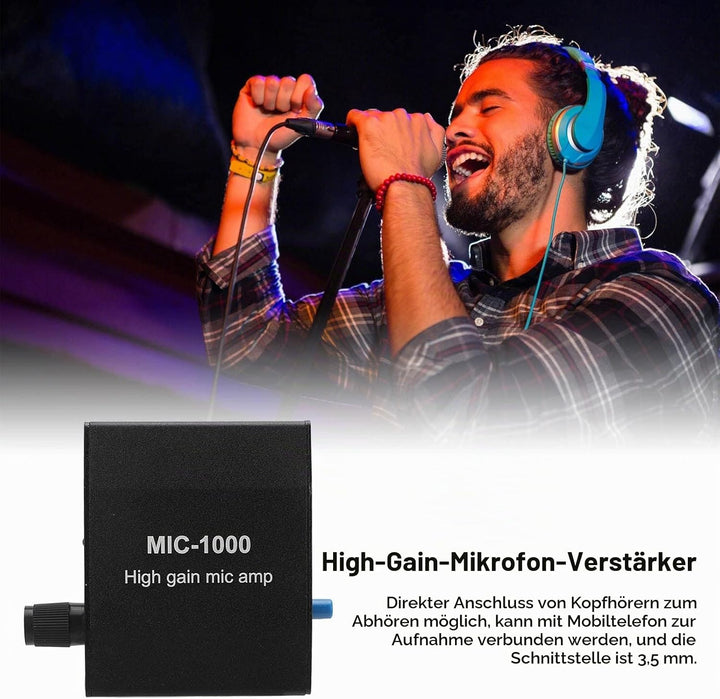 Mikrofonverstärker, Mikrofonverstärker, Tragbares Lautsprechersystem, Mikrofon-Audioverstärker-Zubeh