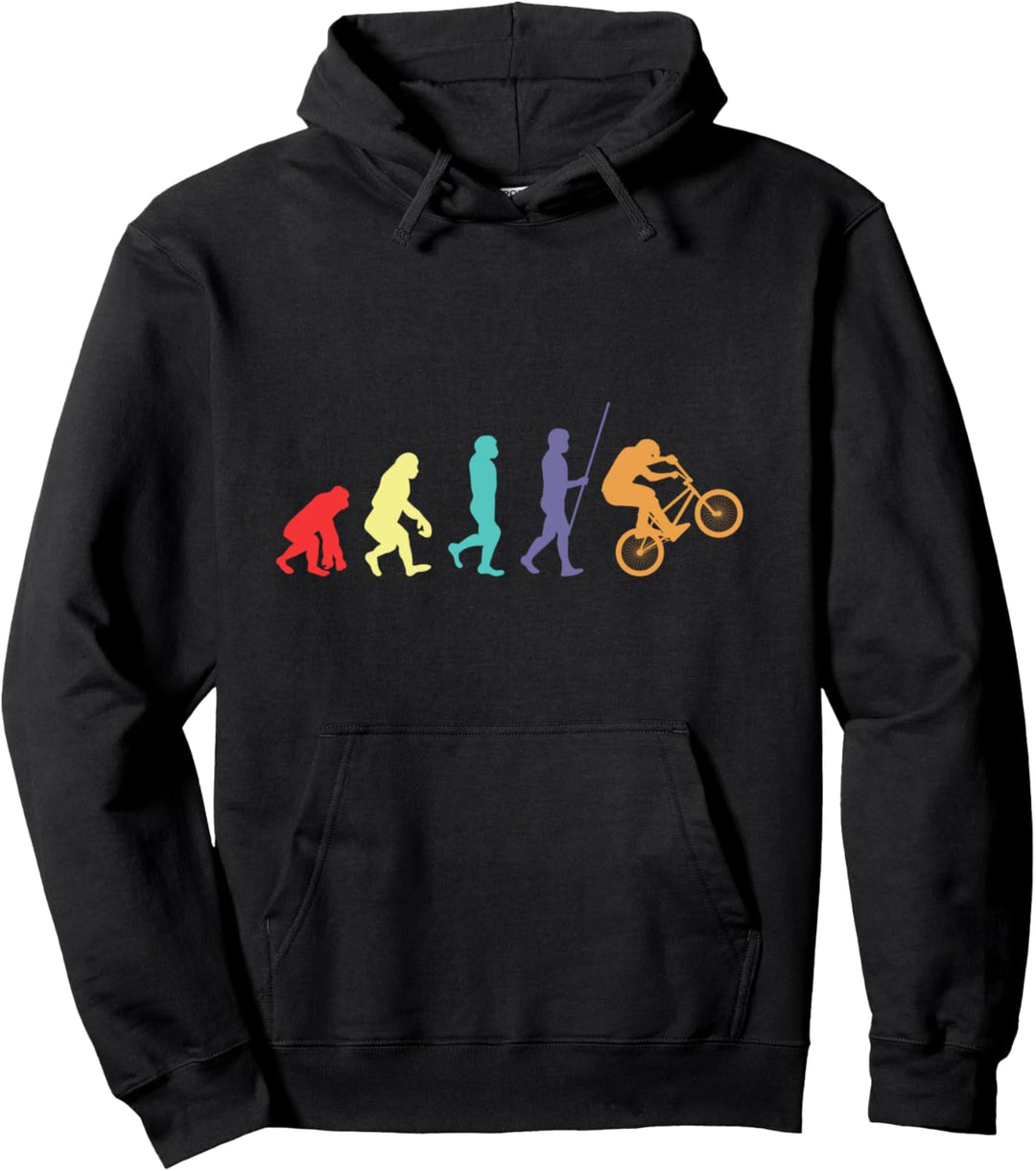 BMX Evolution Extremsportler Freestyle Stunt Bike Rad Pullover Hoodie
