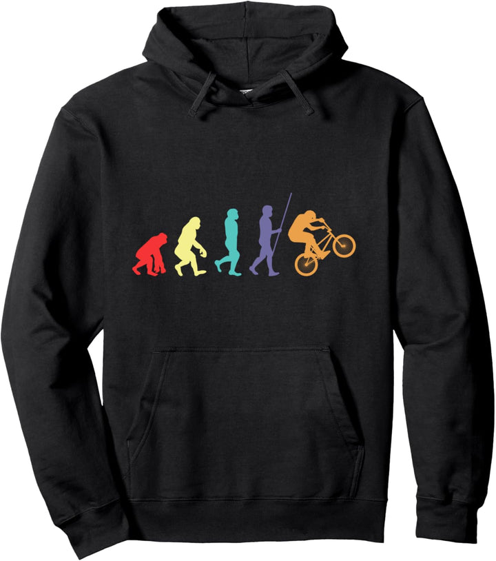 BMX Evolution Extremsportler Freestyle Stunt Bike Rad Pullover Hoodie