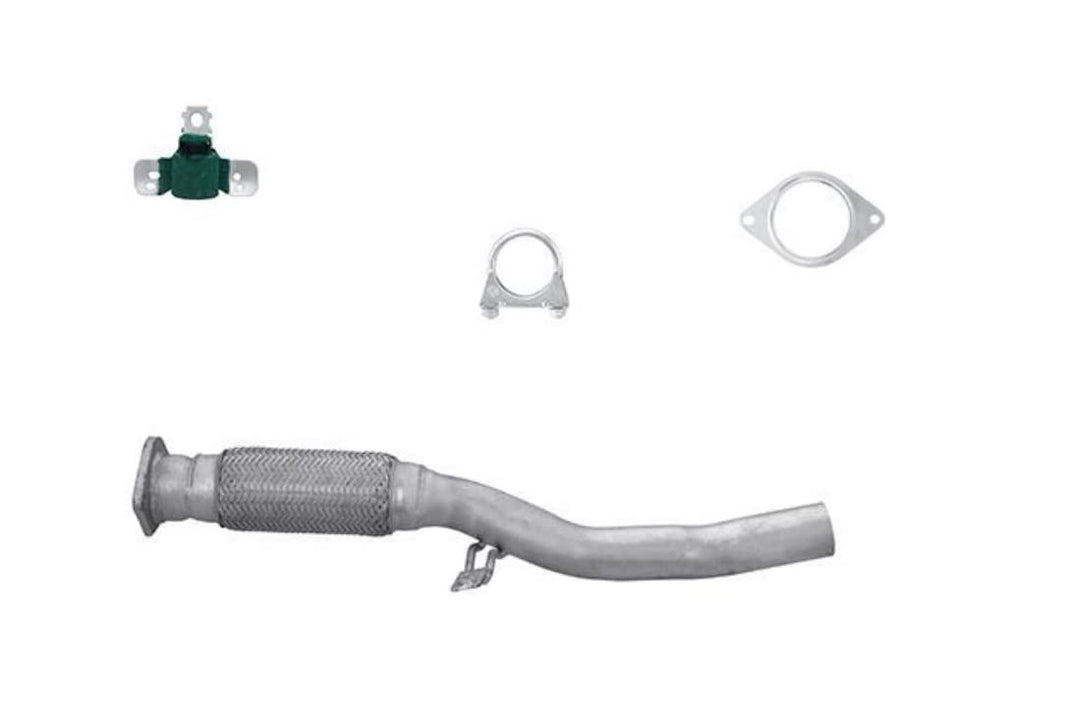 HELLA 8LA 366 001-181 Abgasrohr - Easy2Fit Kit - vorne - einteilig - Set mit Anbauteilen