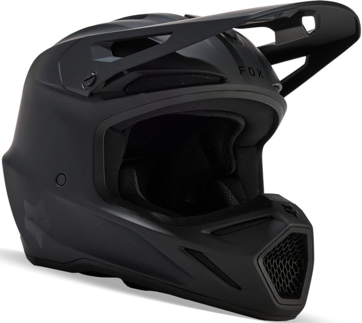 Fox Motocross-Helm V3 M Schwarz, M Schwarz