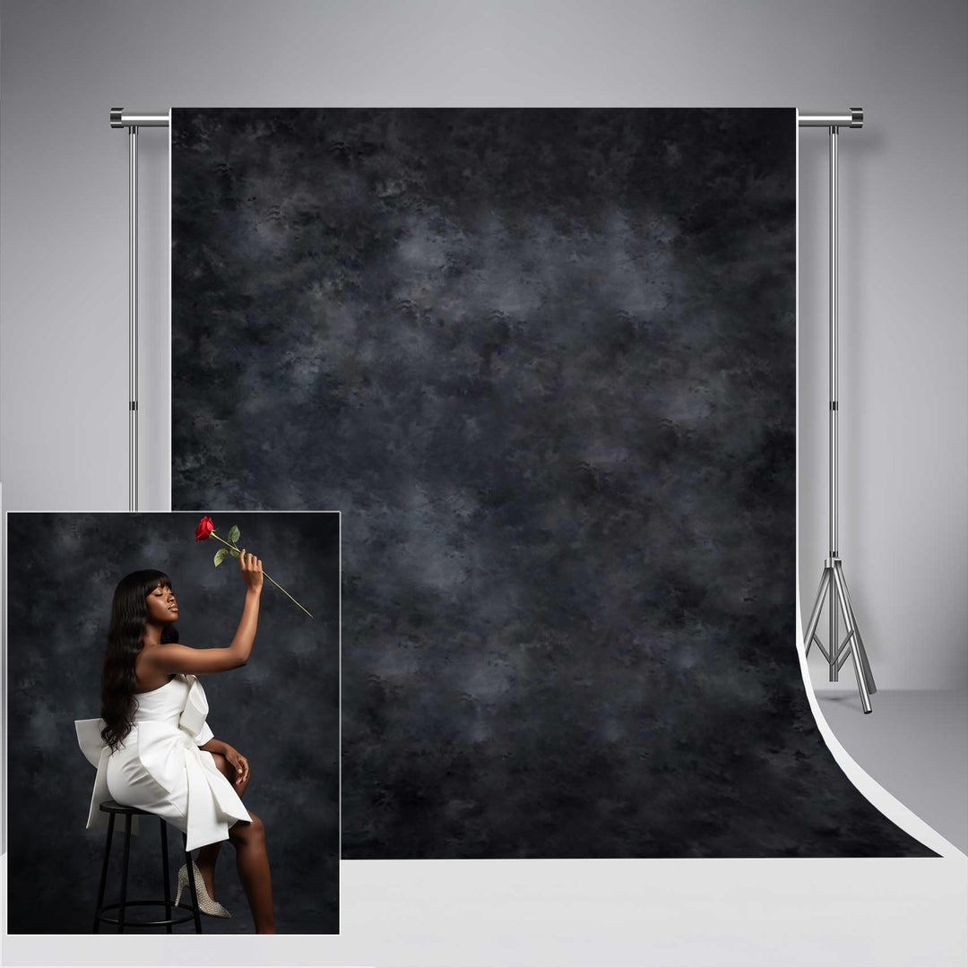 Kate Dunkler Abstrakter Fotografie-Hintergrund 6.5x10ft/2x3m Textur Portrait-Fotohintergründe Schwan