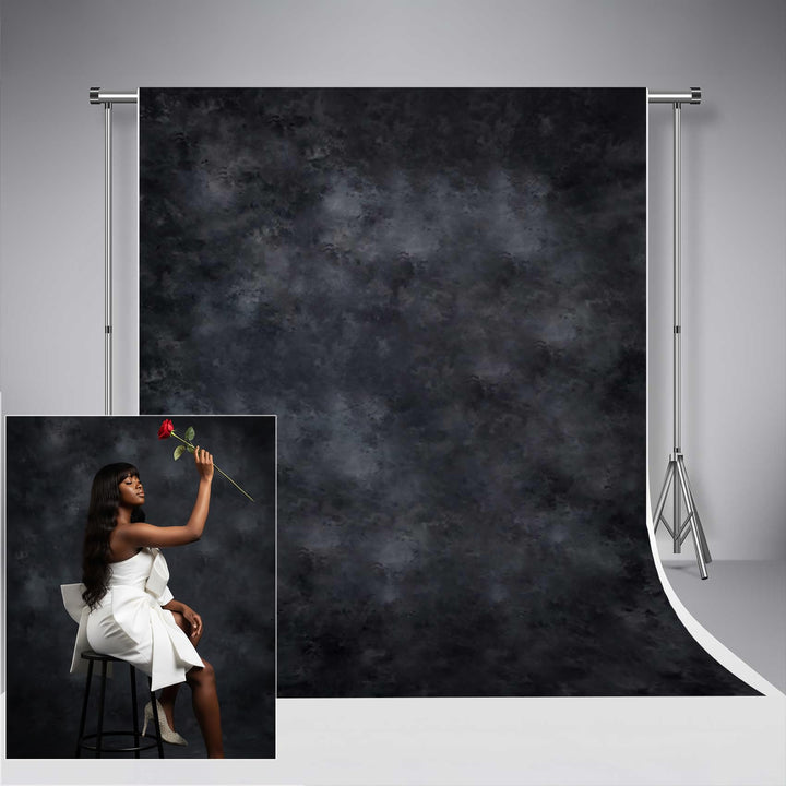 Kate Dunkler Abstrakter Fotografie-Hintergrund 6.5x10ft/2x3m Textur Portrait-Fotohintergründe Schwan