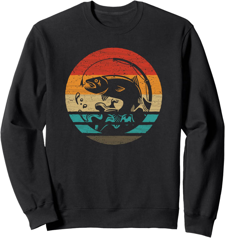 Angeln Retro Style Vintage Sweatshirt