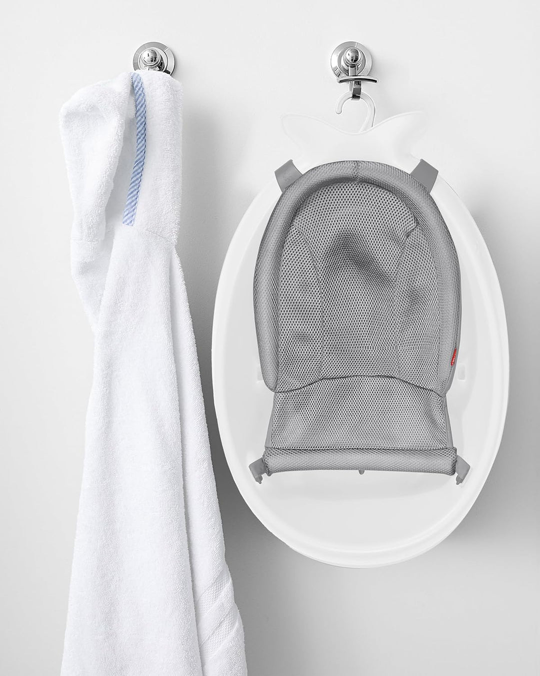 Skip Hop Badewanne Moby, weiss, 3 Stufen, PVC-frei, phthalatfrei, rutschfest, für Neugeborene mit Ab